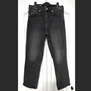 Gap - Size 8/29R, Black Wash Jean, High Rise, Straight, Like New